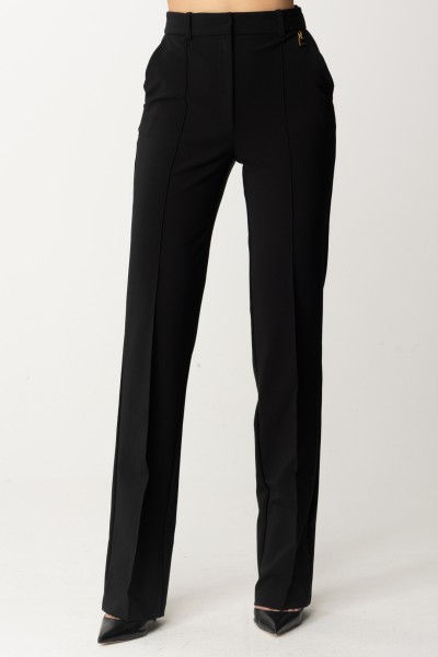 Elisabetta Franchi  Bi-elastic trousers PA03141E2 NERO