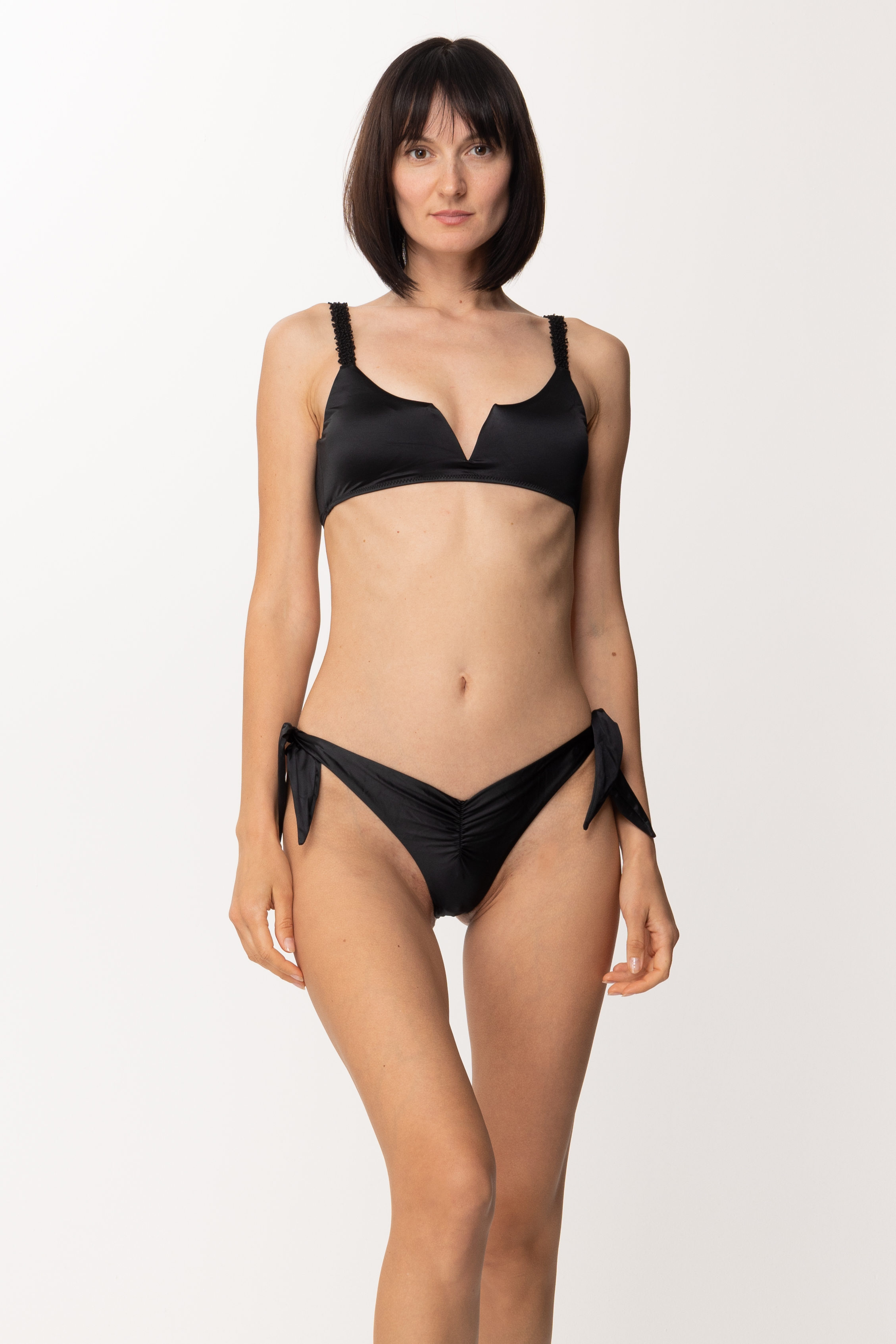 Preview: Me Fui Shiny lycra bikini Nero