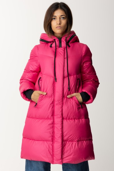 MONTEREGGI  Down jacket with contrasting details FW37321 704 MOOD FUXIA