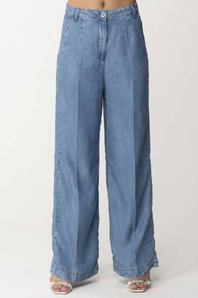 Patrizia Pepe  Jeans mit weitem Bein 2P1598 D9A0 BLUE WASH TENCEL