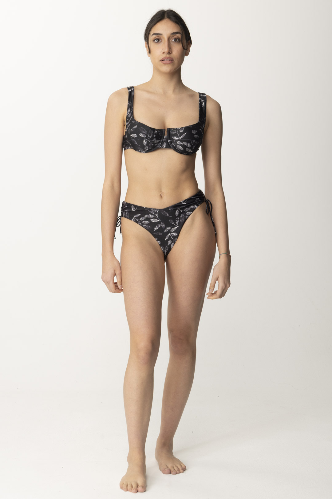 Preview: Me Fui Bikini with underwire leaf print Fantasia