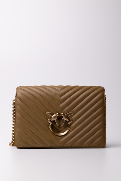 Pinko  Love Click shoulder bag 1P22HP Y7SQ BEIGE-ANTIQUE GOLD