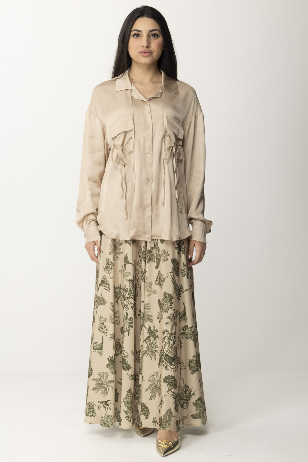 Preview: Aniye By Satin Shirt with Laces - Marys Calce