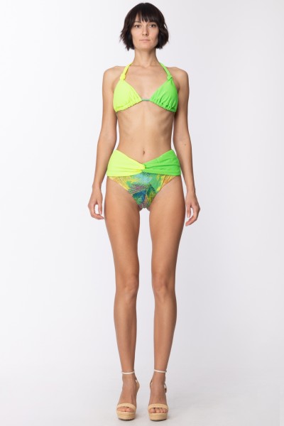 Me Fui  Retro bikini with lurex and tropical print M21-0461X2 FANTASIA