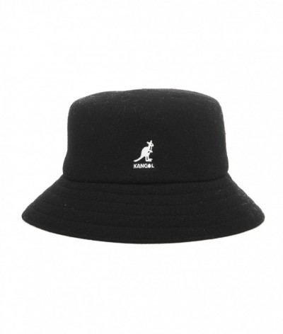 Kangol  Bucket hat con logo nero 461042_1932484