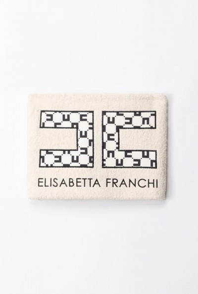 ELISABETTA FRANCHI BAMBINA  Strandtuch mit Logo-Stickerei EFAV091CSP003.D371 BUT/BLA-BUR