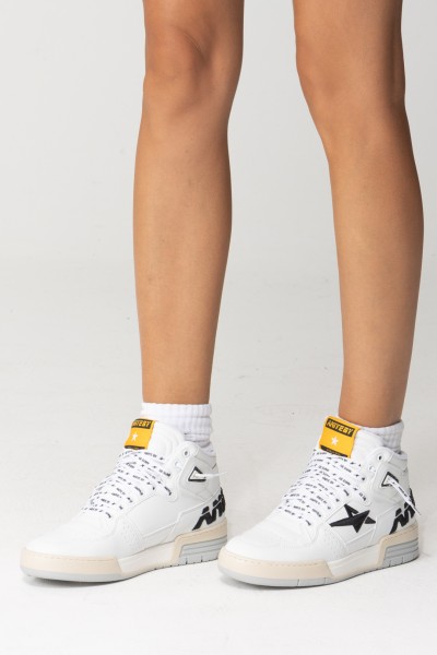 Aniye By  Sneakers with contrasting logo 1A5300 WHITE BOMB