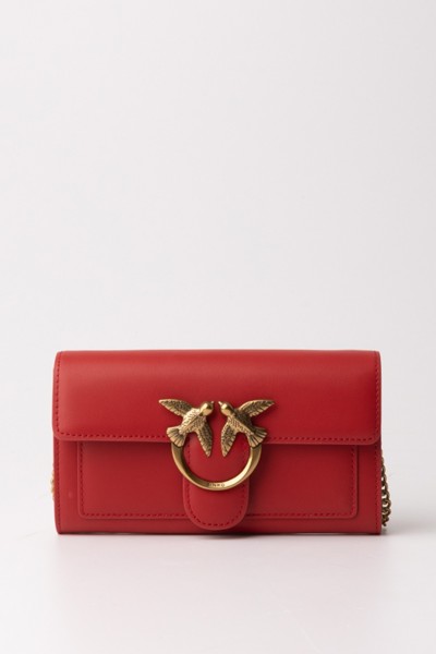 Pinko  Handtasche Love One Wallet 100062 A0F1 ROSSO GRANATO-GOLD