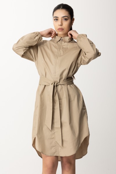 Replay  Shirt dress with zip and sash W9087 00084936 SAHARA