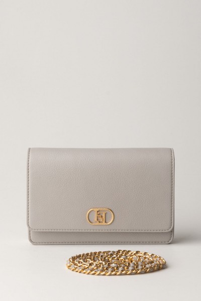 Elisabetta Franchi  Crossbody bag with EF logo BS01A41E2 PERLA