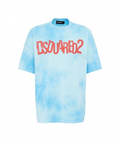 Dsquared2  T-shirt Skater Fit blu 451171_1893276