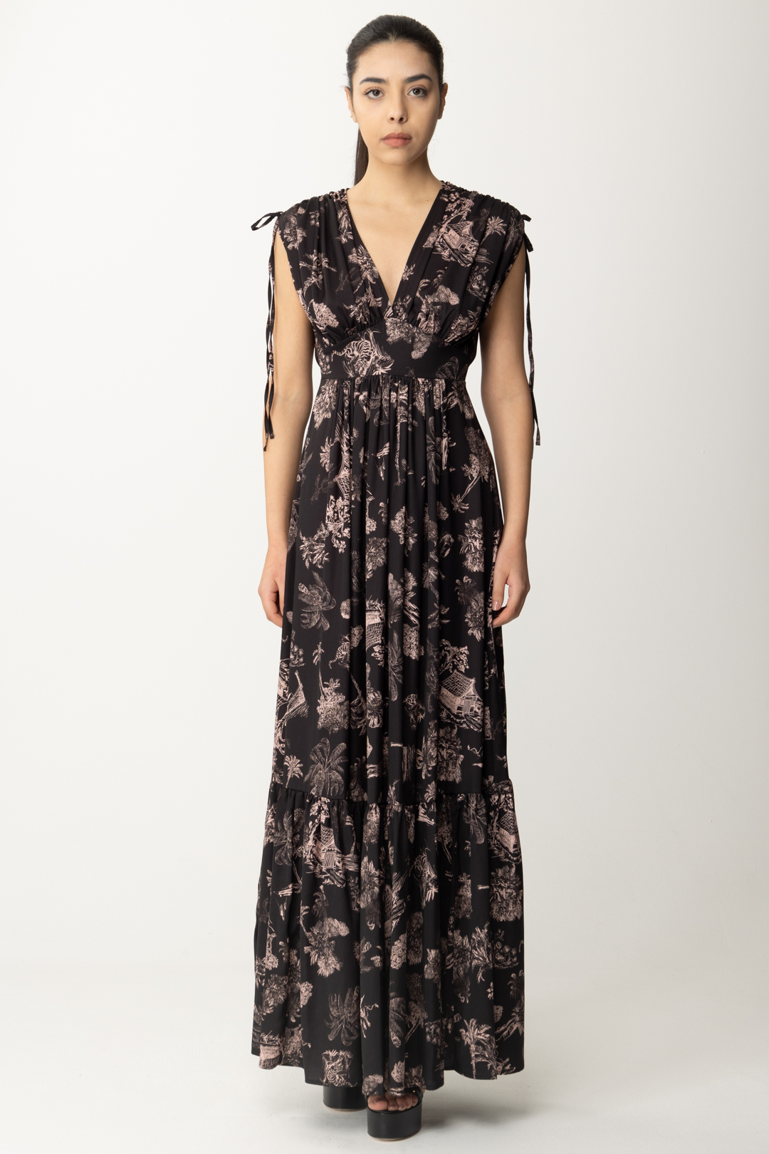 Vorschau: Aniye By Langes bedrucktes Maddy-Kleid BLACK HAWAII