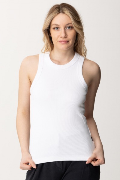 Replay  Ribbed tank top with scoop neck W3093 00023587 WHITE