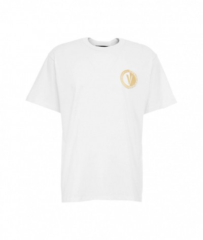 Versace  T-shirt con logo bianco 449948_1888438