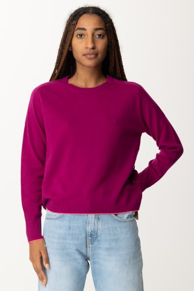 Pinko  Cashmere Blend Sweater 101985 A16Z VIOLA MAGENTA
