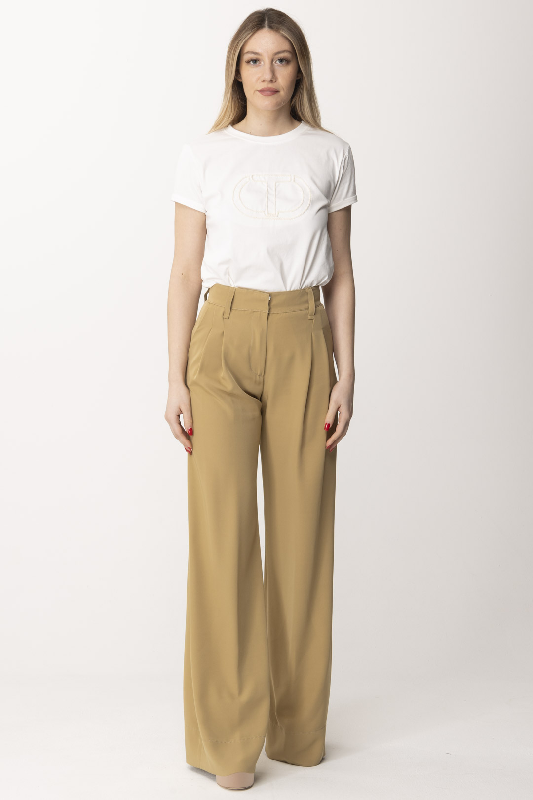 Preview: Aniye By Wide Kelly trousers Camel