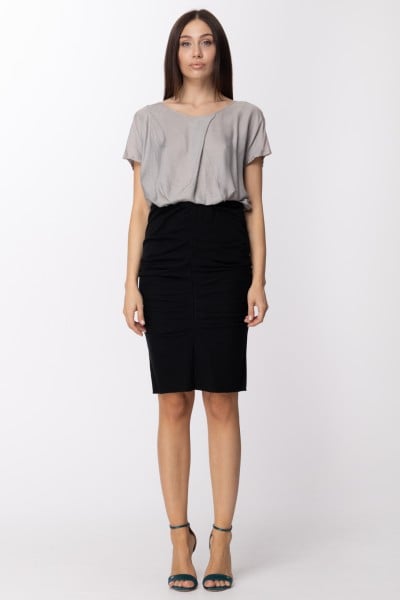 Dixie  Pencil skirt with draping GAHBCLF