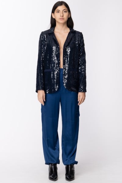 Twin-Set  Giacca blazer in full paillettes PS72LC