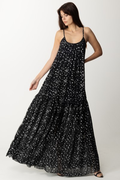 Aniye By  Long Dress with Flounce Starlet 185325 BLACK STAR