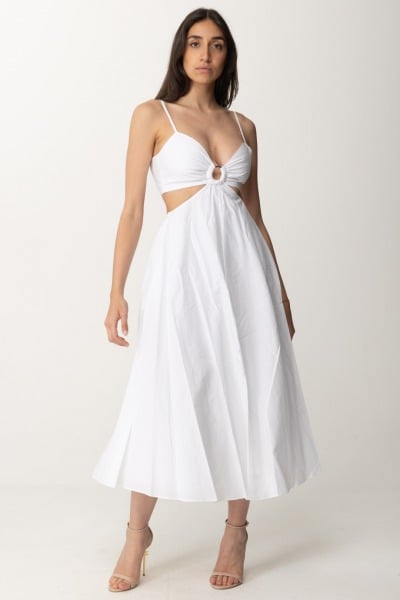 Michael Kors  Midi dress with cut-out MS482A9AYN WHITE