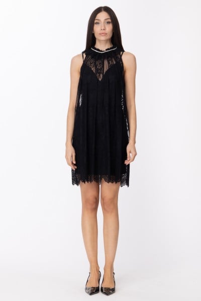 Aniye By  Jessy lace mini dress 181778 BLACK