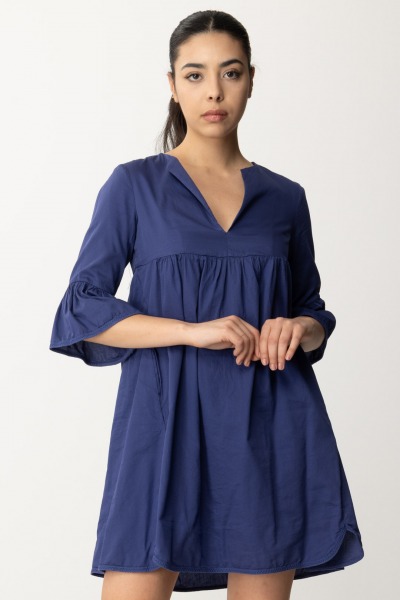 Alessia Santi  Cotton mini dress 411SD15053 BLU MARRAKECH