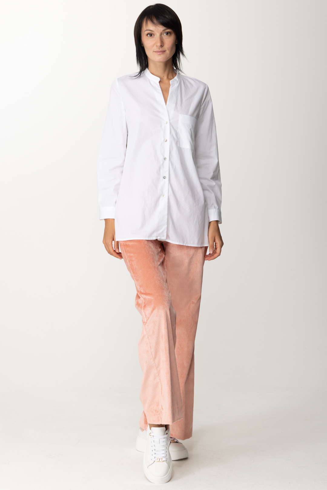 Preview: Alessia Santi Cotton shirt Bianco neve