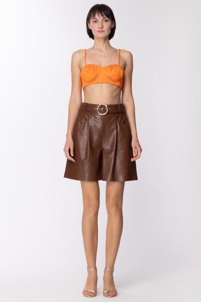 Simona Corsellini  Crop top with bustier effect cups P23CPTO004 APEROL