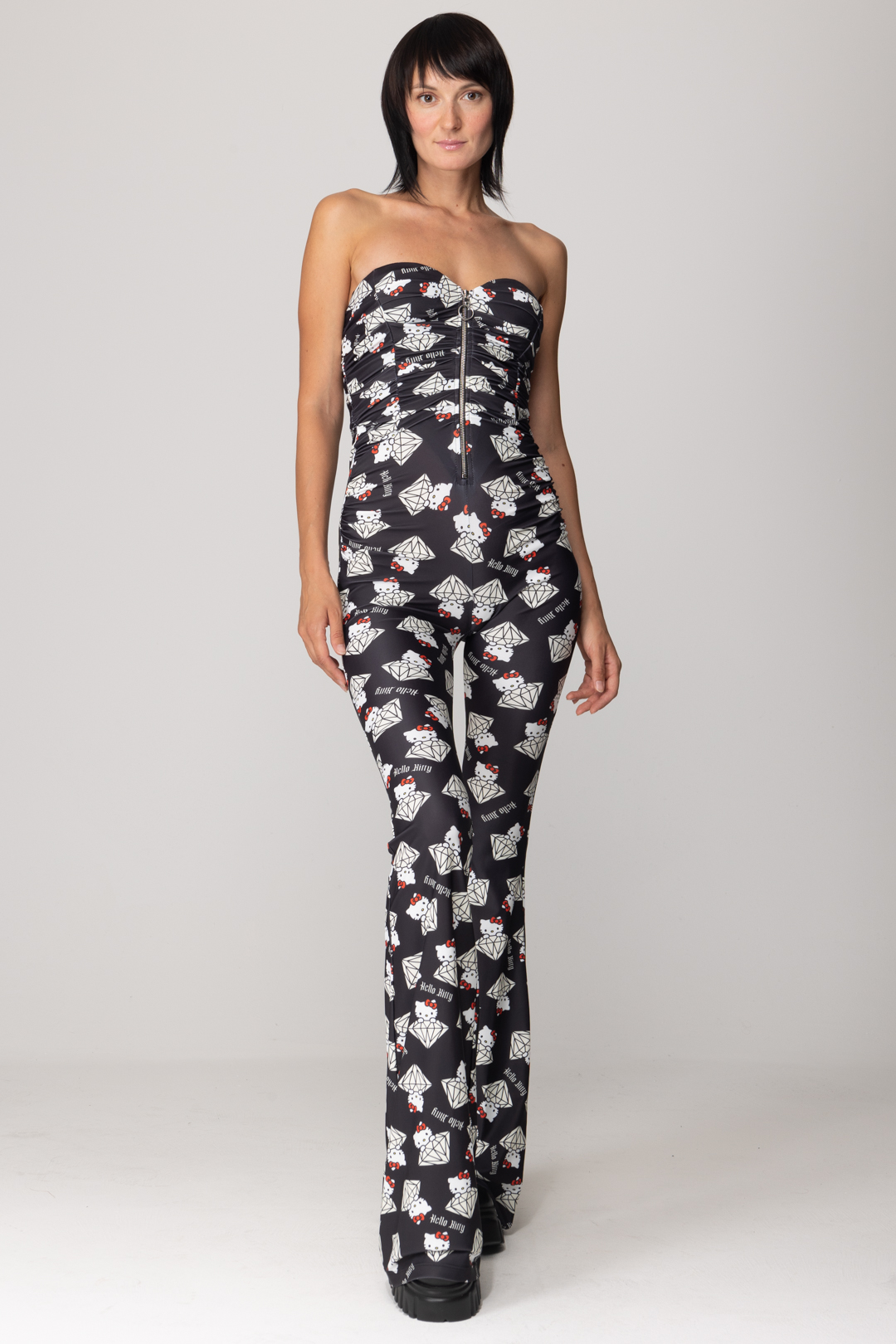 Preview: Aniye By Long Jumpsuit with Diamond Kitty print DIAMOND KITTY