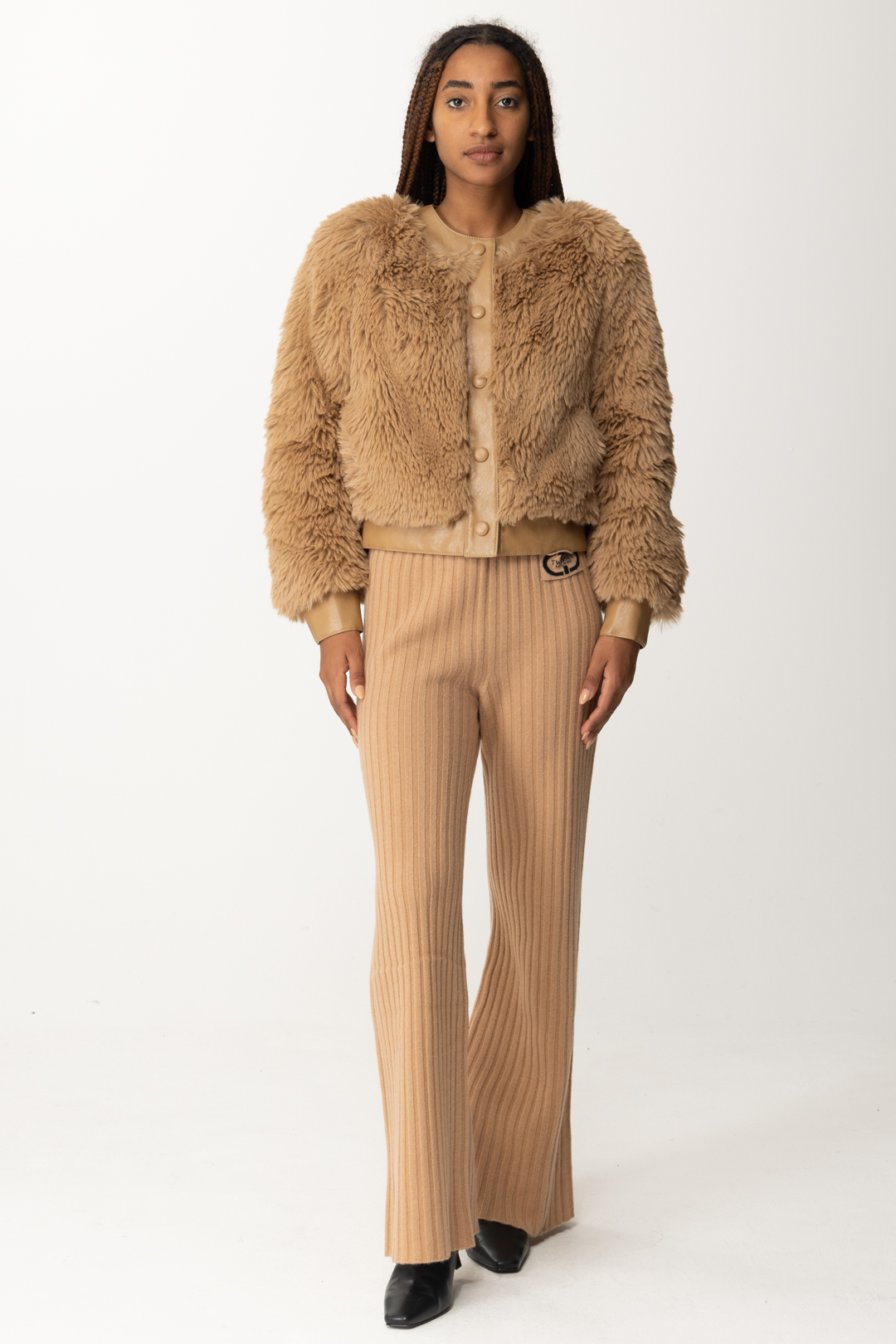 Preview: Twin-Set Short faux fur jacket DUNA