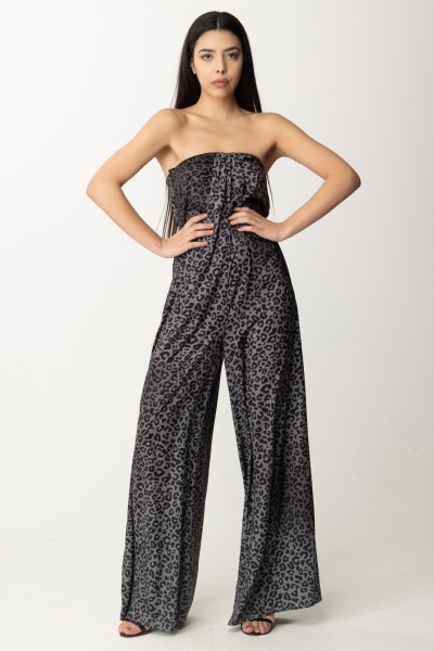 Aniye By  Maddy spotted long and wide jumpsuit 185234 MAKU BLACK