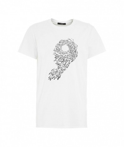 14Bros  T-shirt Bullseye bianco 456651_1915025