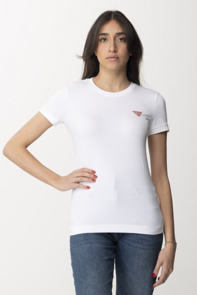 Guess  T-shirt avec mini logo W2YI44 J1314 PURE WHITE
