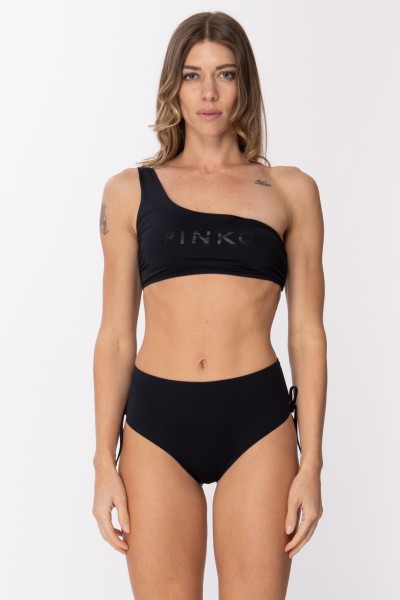 Pinko  One-shoulder top for bikini 101041 A0S4 NERO LIMOUSINE