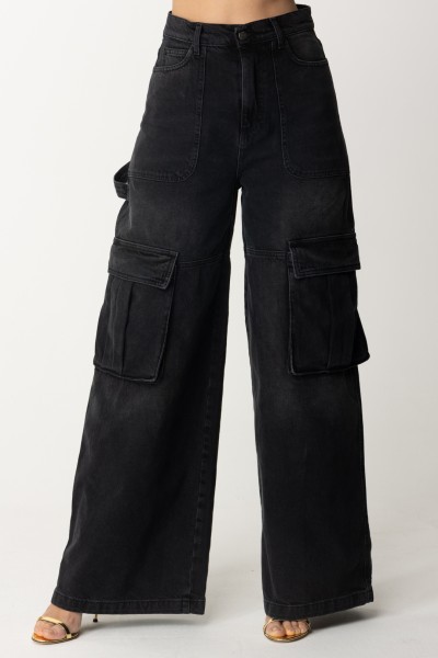 Aniye By  Jeans cargo Tina 185008 DUSTY BLACK