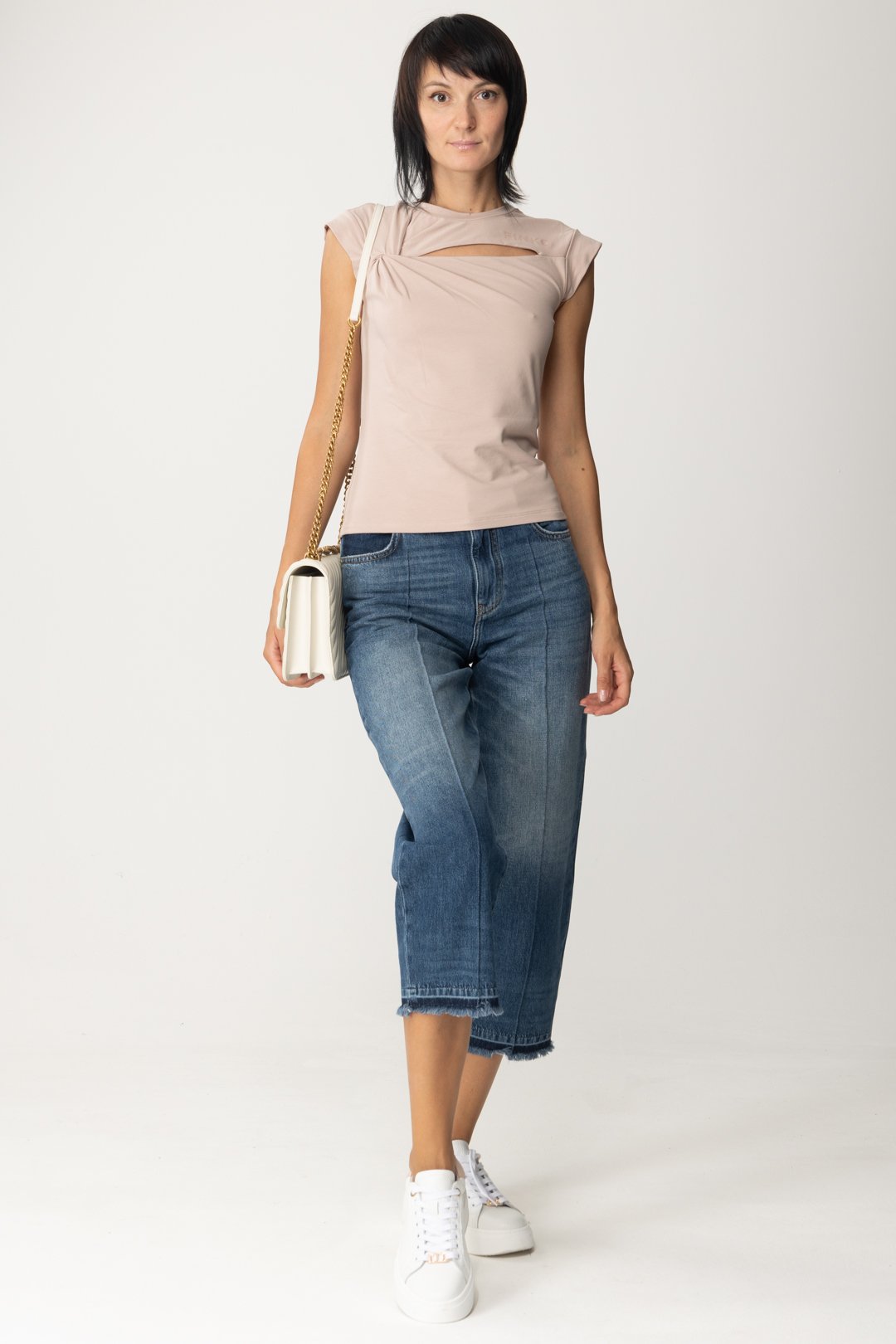 Preview: Pinko T-shirts with knot and cut out NUDO - BABY