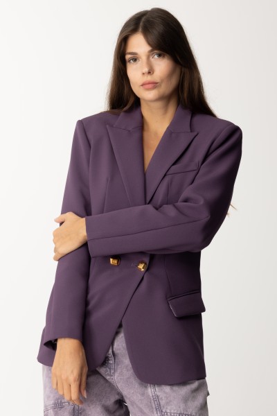 Elisabetta Franchi  Doublebreasted jacket GI07737E2 PRUGNA