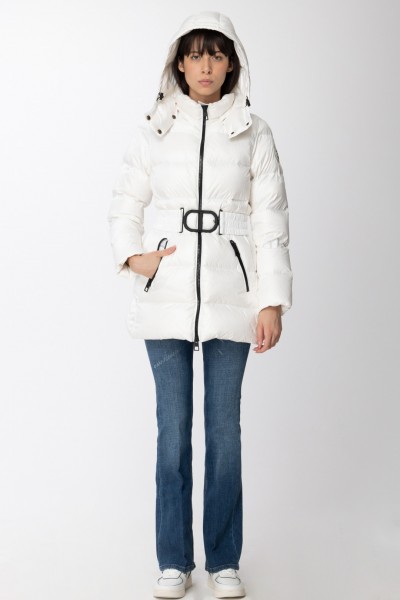 Twin-Set  Quilted down jacket with belt 222TP2204 NEVE