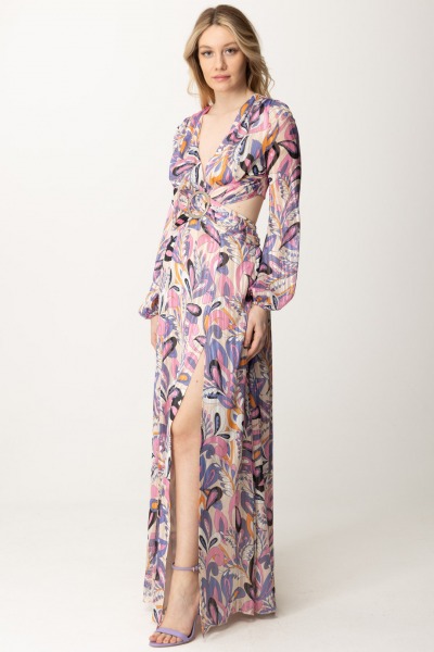 Guess  Printed Maxi Dress with Lurex and Cut-Out 4GGK92 7066A CRUSED PAISLEY