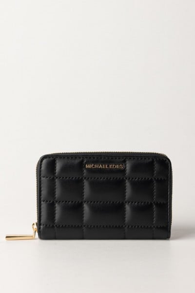 Michael Kors  Small wallet in quilted leather 34R4GJ6D5L BLACK