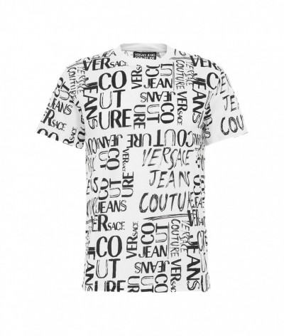 Versace  T-shirt con logo bianco 452911_1900139