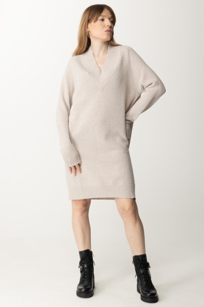 Semicouture  Thea knitted dress S3WB12 A39-1 CUBAN SAND