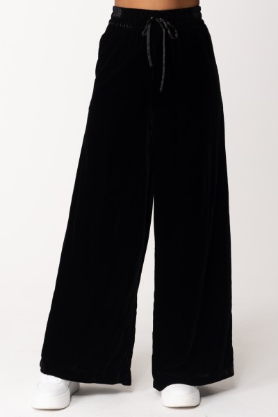 Twin-Set  Velvet trousers 232TT2202 NERO