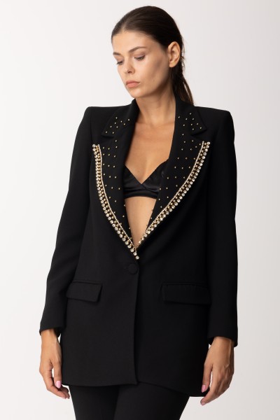 Dramèe  Dramee jacket and pants suit with embroidery DRFW23915A NERO