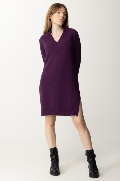 Semicouture  Thea knitted dress S3WB12 108-0 GRAPE