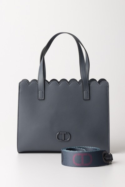 Twin-Set  Mini shopper bag 232TB7081 BLUE GREY