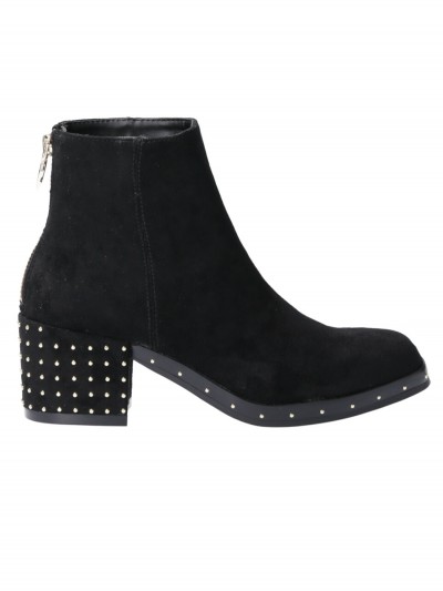 Twin-Set  Ankle boots wotih studded heel 192MCT12A NERO