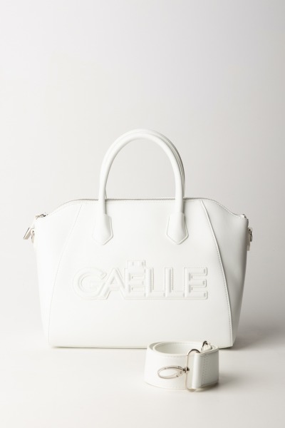 Gaelle Paris  Handbag with logo GAACW00162 BIANCO