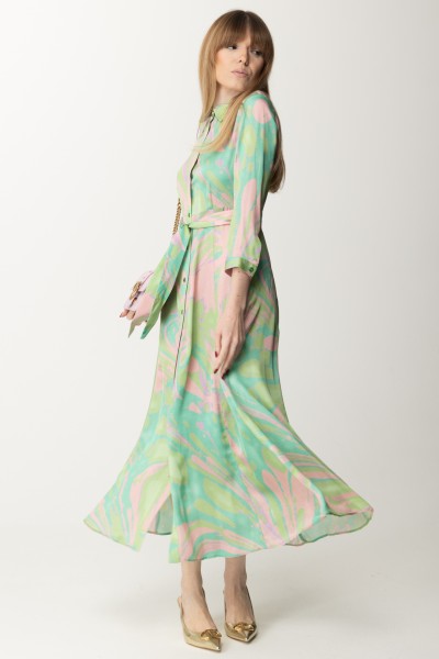 Pinko  Long patterned chemisier dress 102167 A1NQ SN2