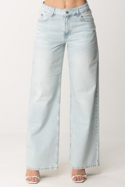 Karl Lagerfeld  Mid-rise jeans 241J1114L SUN FADED BLUE